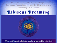 Tablet Screenshot of hibiscusdreaming.com